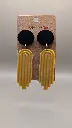 Boucle d'oreille Arcade automne majeur jaune.webp
